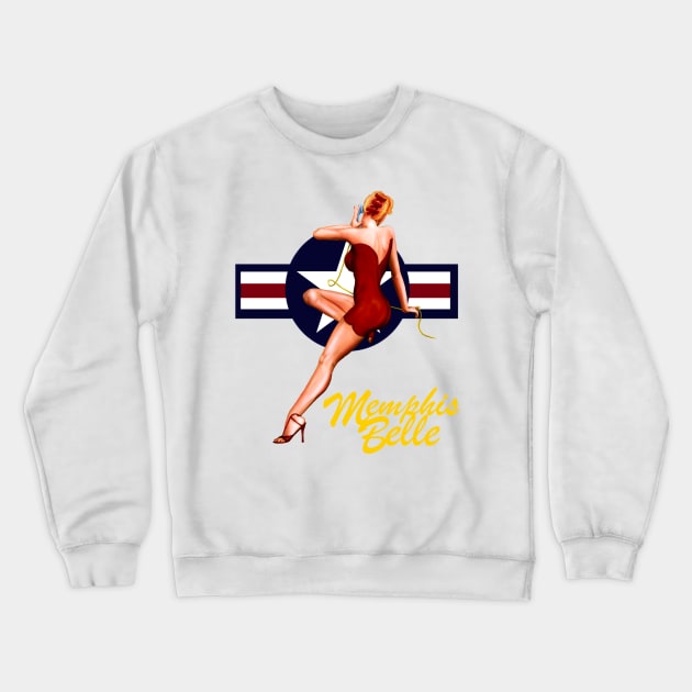 Memphis Belle Crewneck Sweatshirt by SimonBreeze